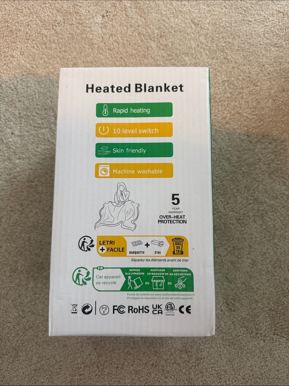 Heated Blanket - new in box